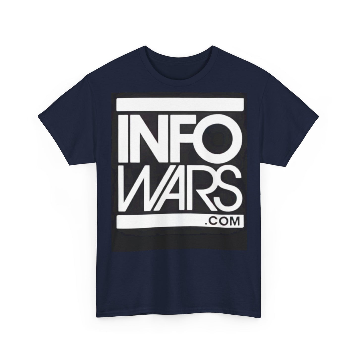 Info Wars Tshirt Alex Jones Rogan American Funny Podcast Unisex Heavy Cotton Tee