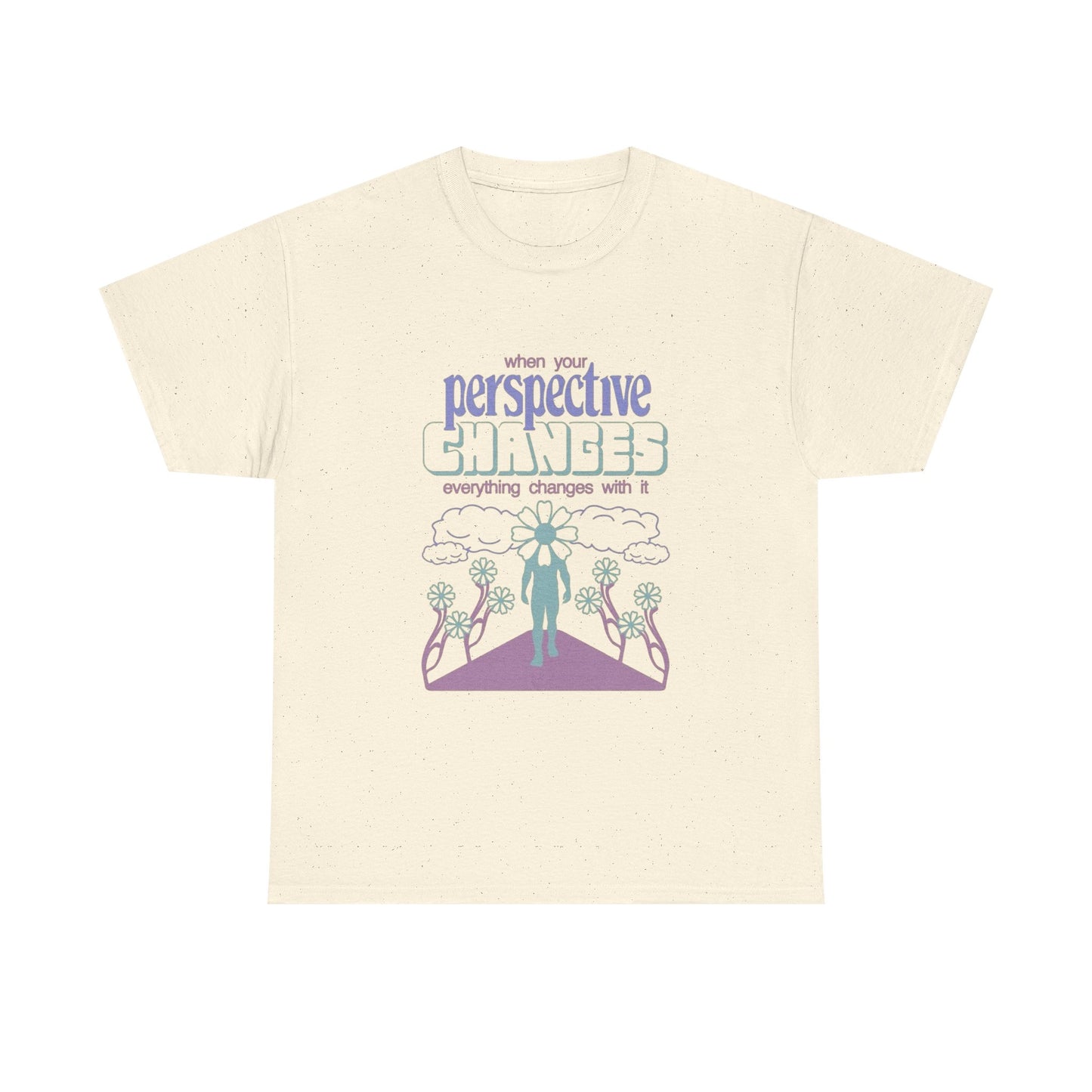 Change Your Perspective Graphic T Shirt Unisex Heavy Cotton Tee Gift Vintage