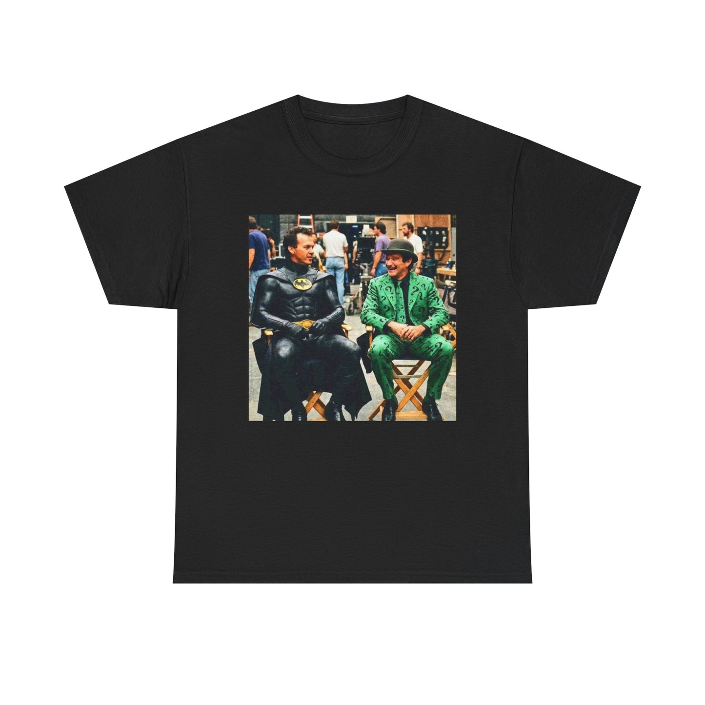 Batman And The Joker Vintage Graphic T Shirt NEW ADULT Unisex Heavy Cotton Tee