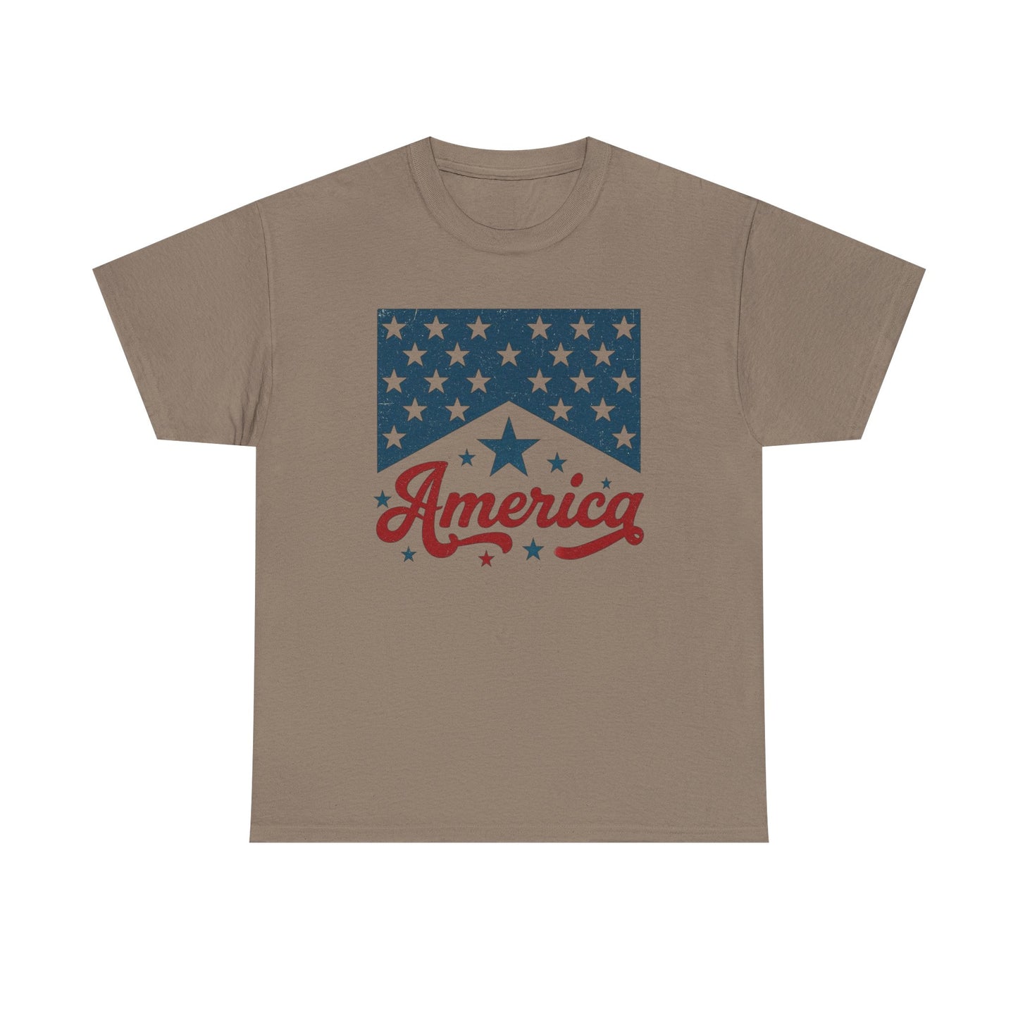 America USA Graphic T Shirt Unisex Heavy Cotton Tee