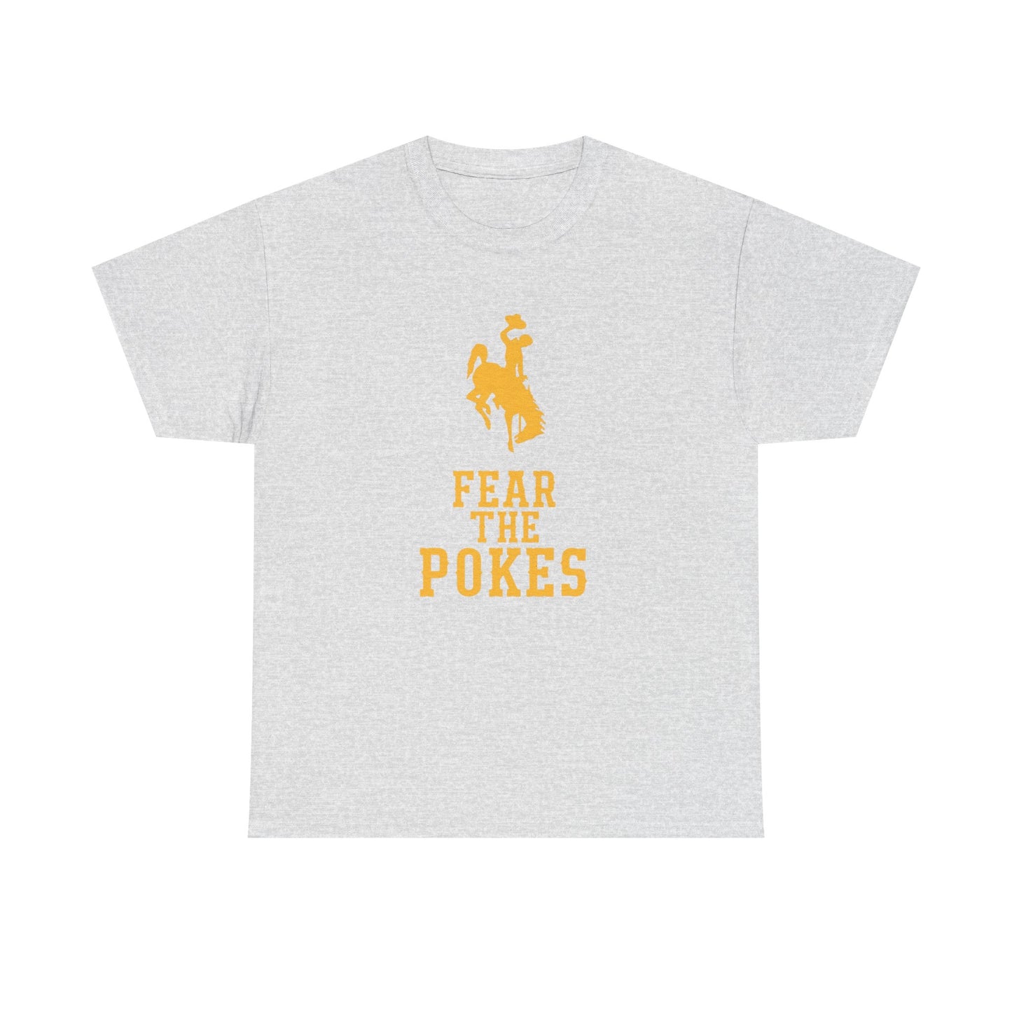 Fear The Poke Cowboy Horse Graphic T Shirt Unisex Heavy Cotton Tee GIFT