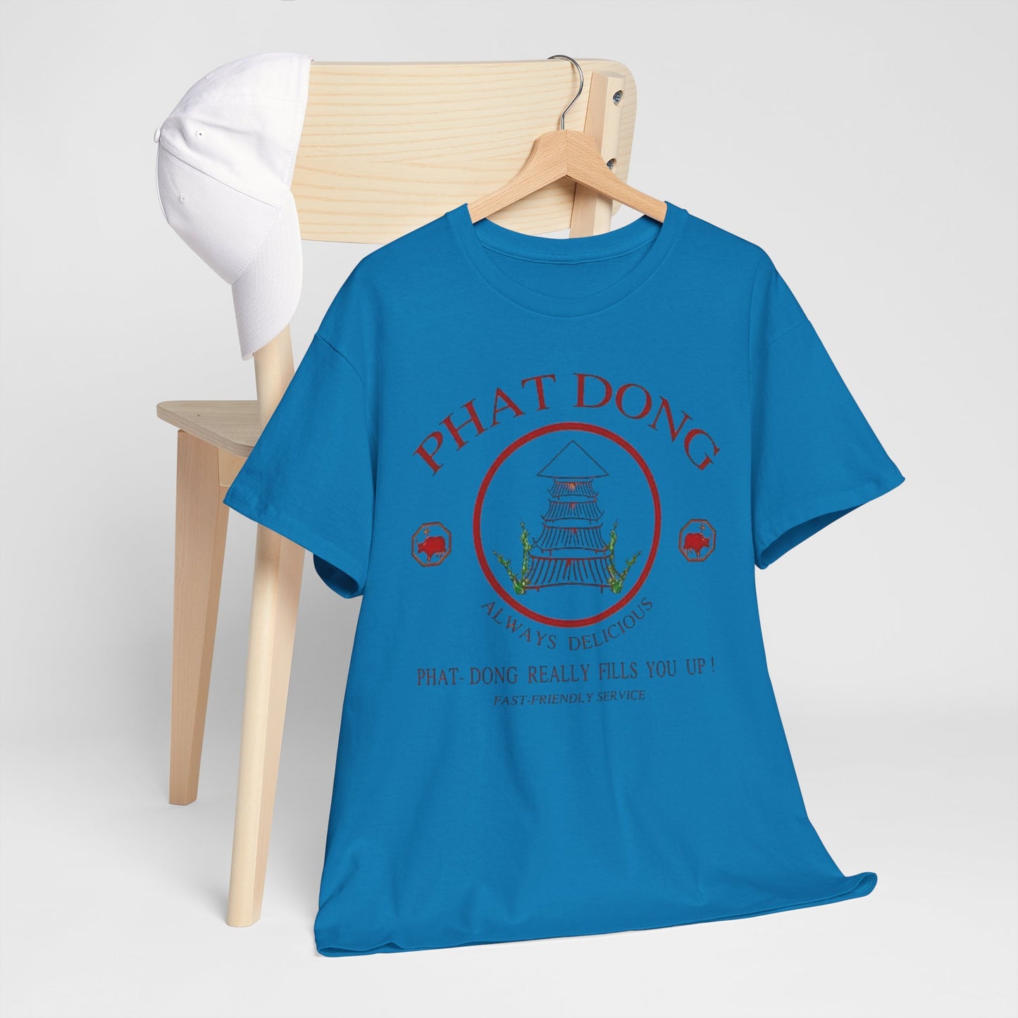 Phat Dong Funny Chinese Food Graphic T-Shirt Gift NEW Jokes  Heavy Cotton Tee