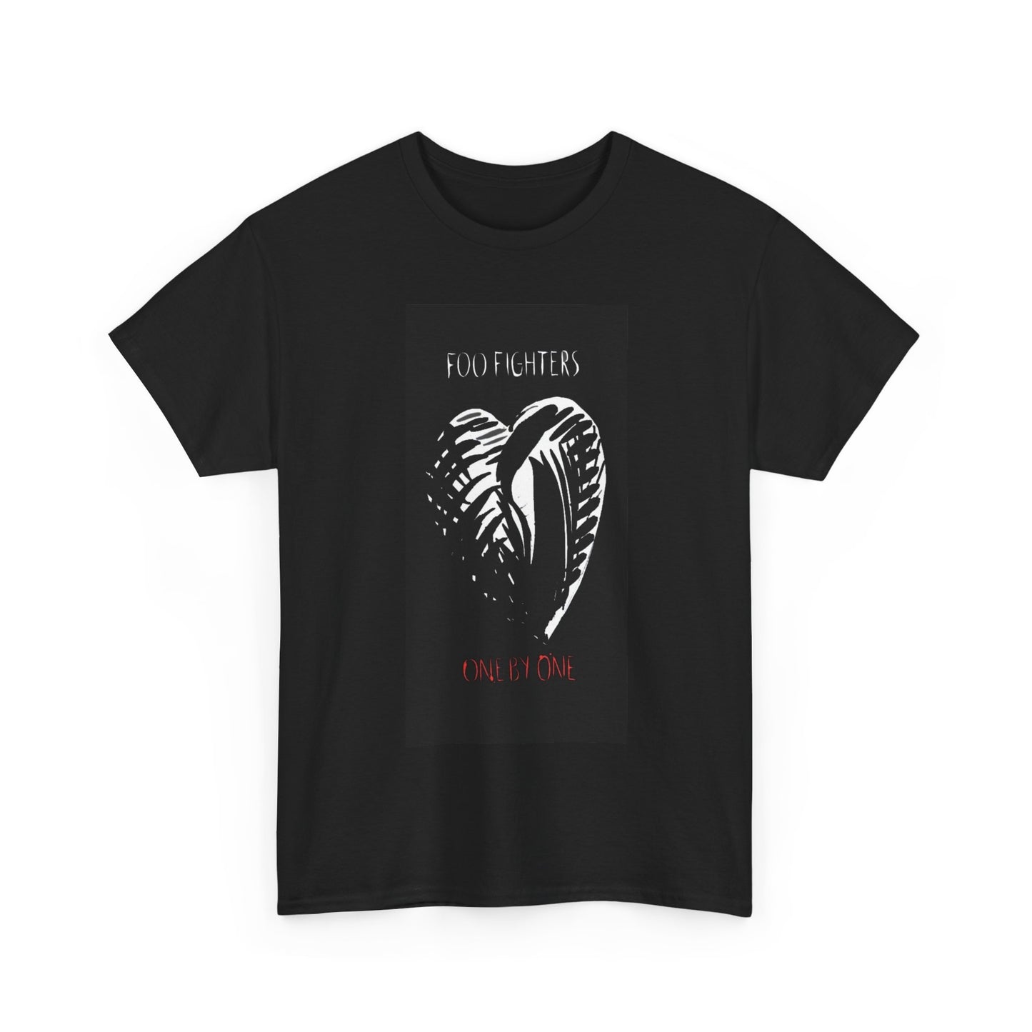 Foo fighters T-shirt vintage retro heart design nirvana Unisex Heavy Cotton Tee