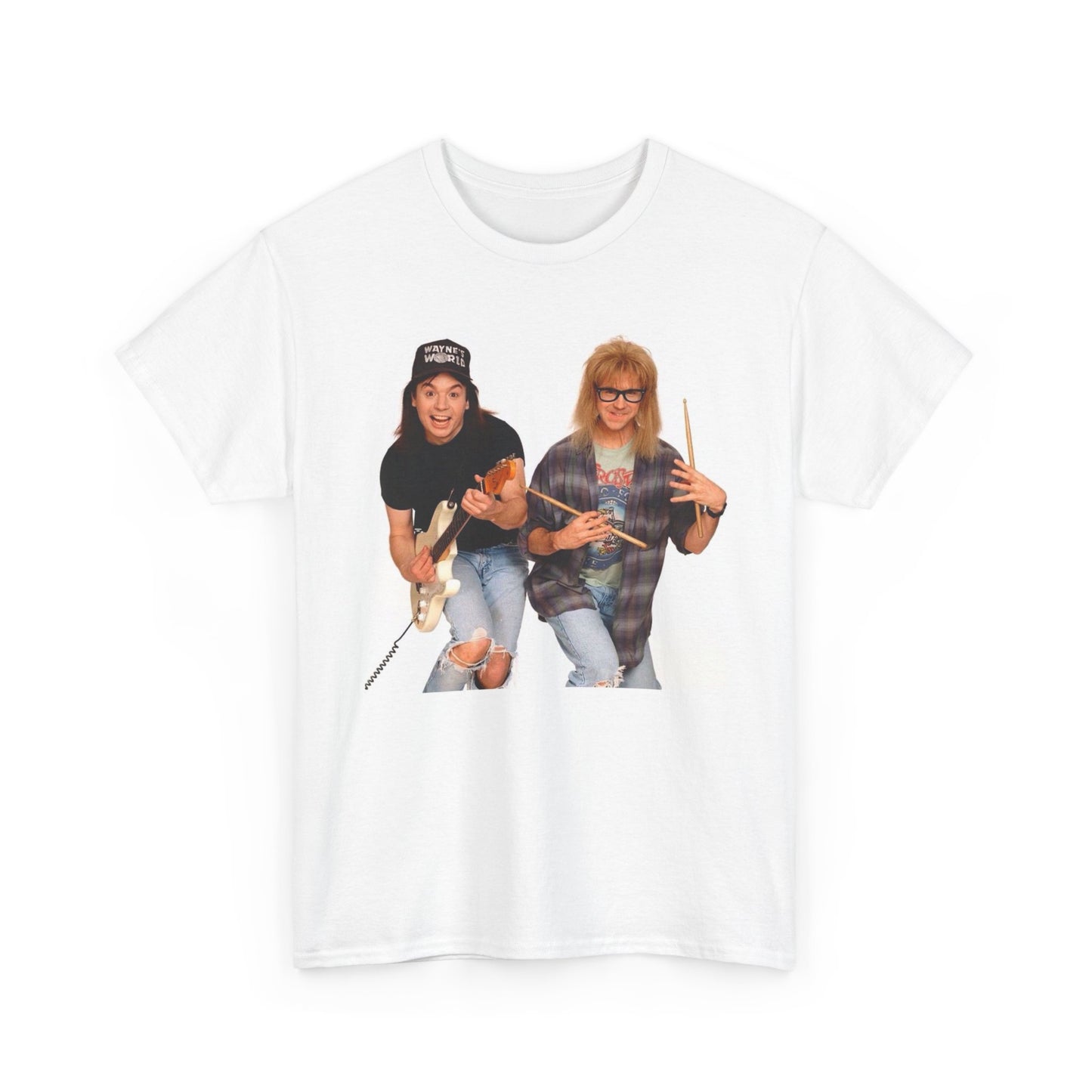 Wayne's World Vintage Graphic T Shirt Unisex Heavy Cotton Tee