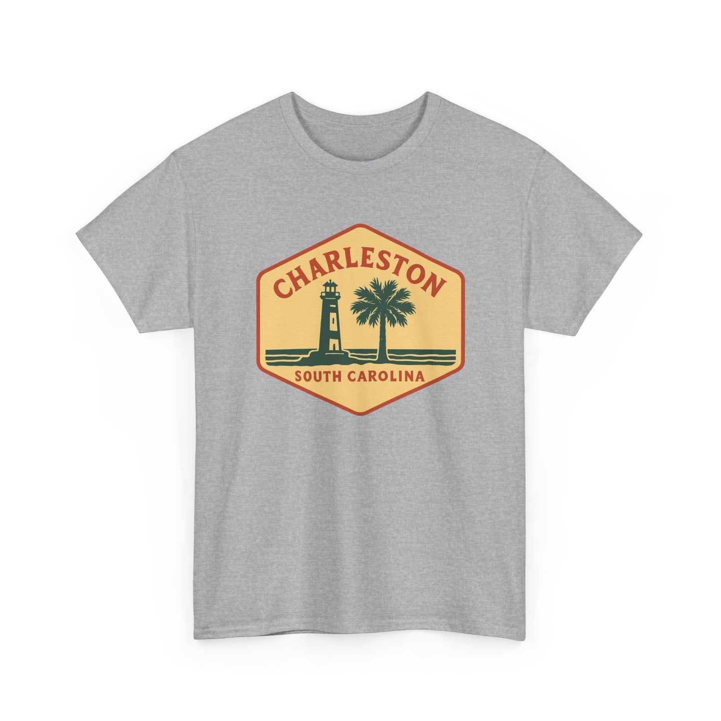 Charleston South Carolina Graphic T Shirt Heavy Cotton Tee