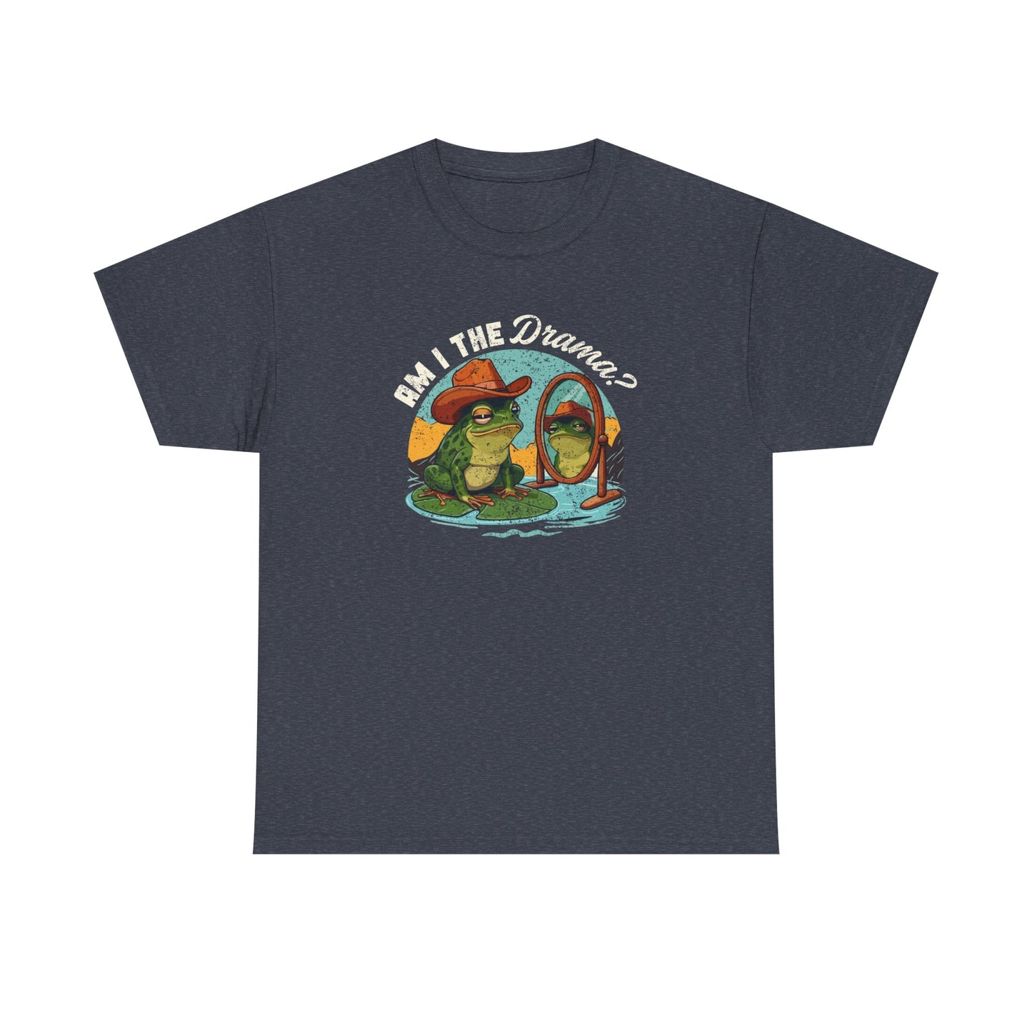 Am I The Drama Funny Frogs Graphic T Shirt NEW Cotton Tee Gift