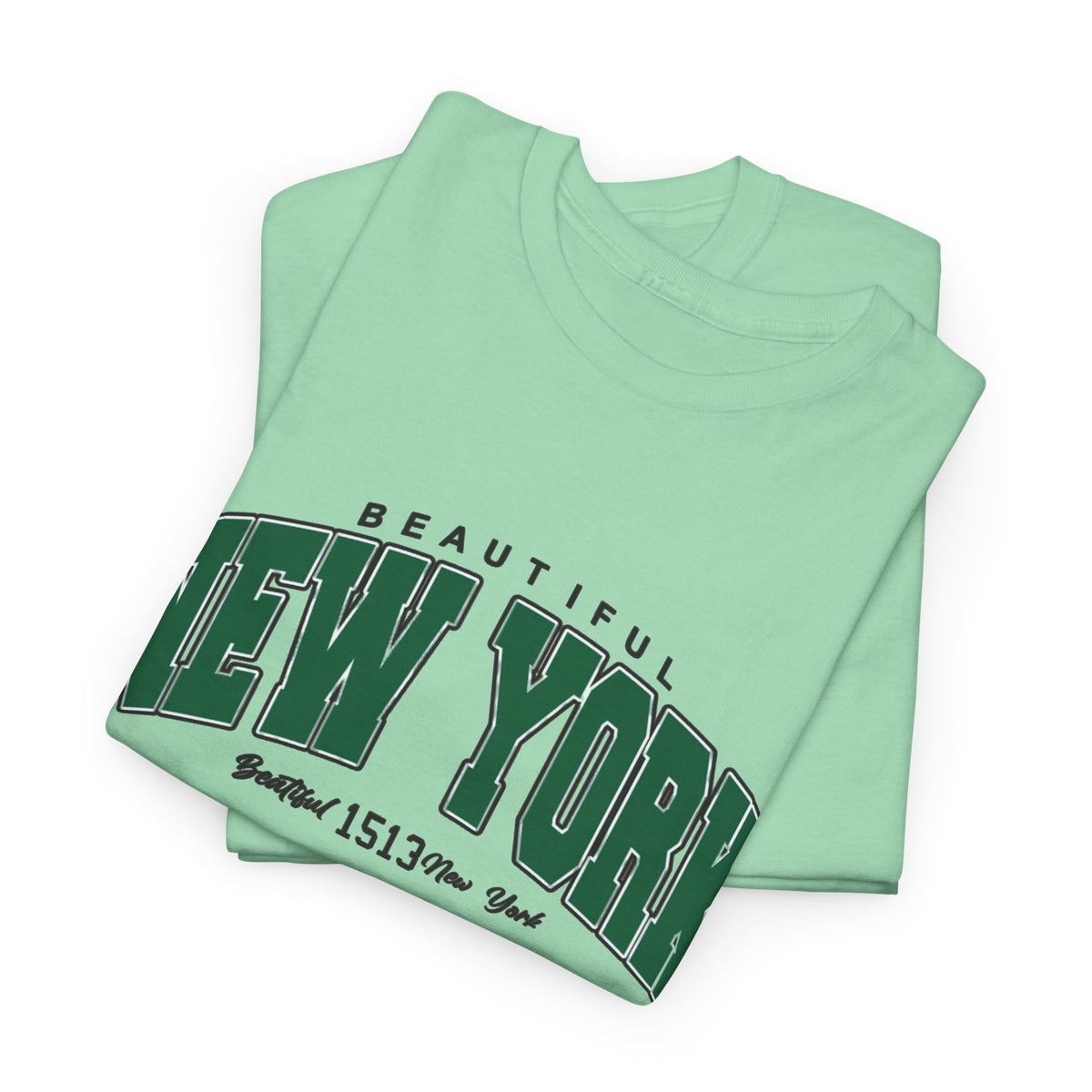 Beautiful New York Graphic T Shirt Men's Heavy Cotton Tee