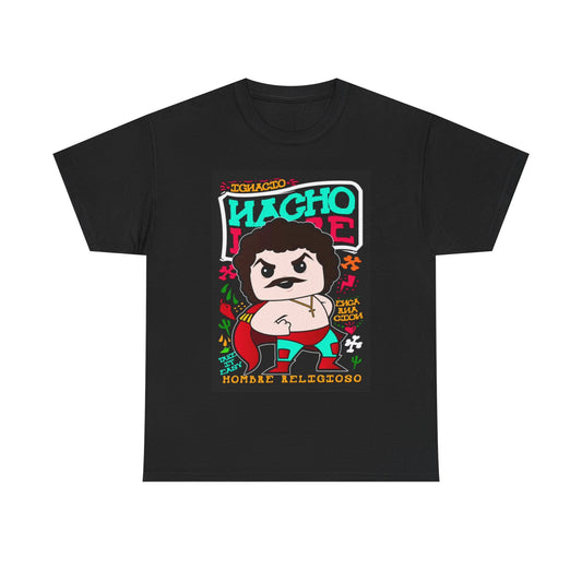 Nacho Libre Tshirt Funny Mexican Wrestling Taco truck Unisex Heavy Cotton Tee