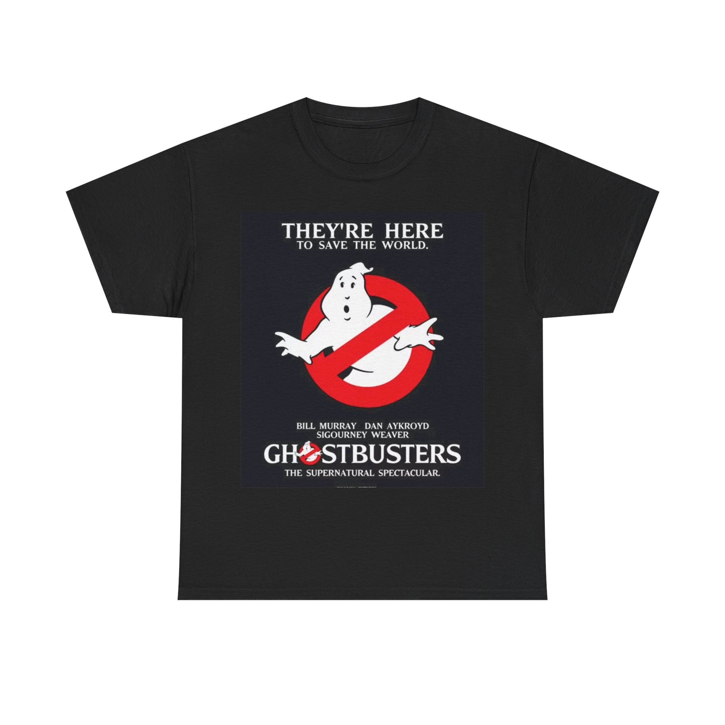 Ghostbusters Tshirt Vintage Movie Poster Retro Graphic Unisex Heavy Cotton Tee
