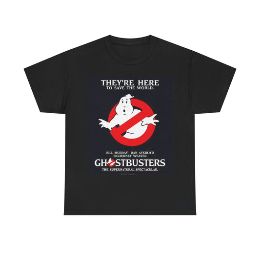 Ghostbusters Tshirt Vintage Movie Poster Retro Graphic Unisex Heavy Cotton Tee
