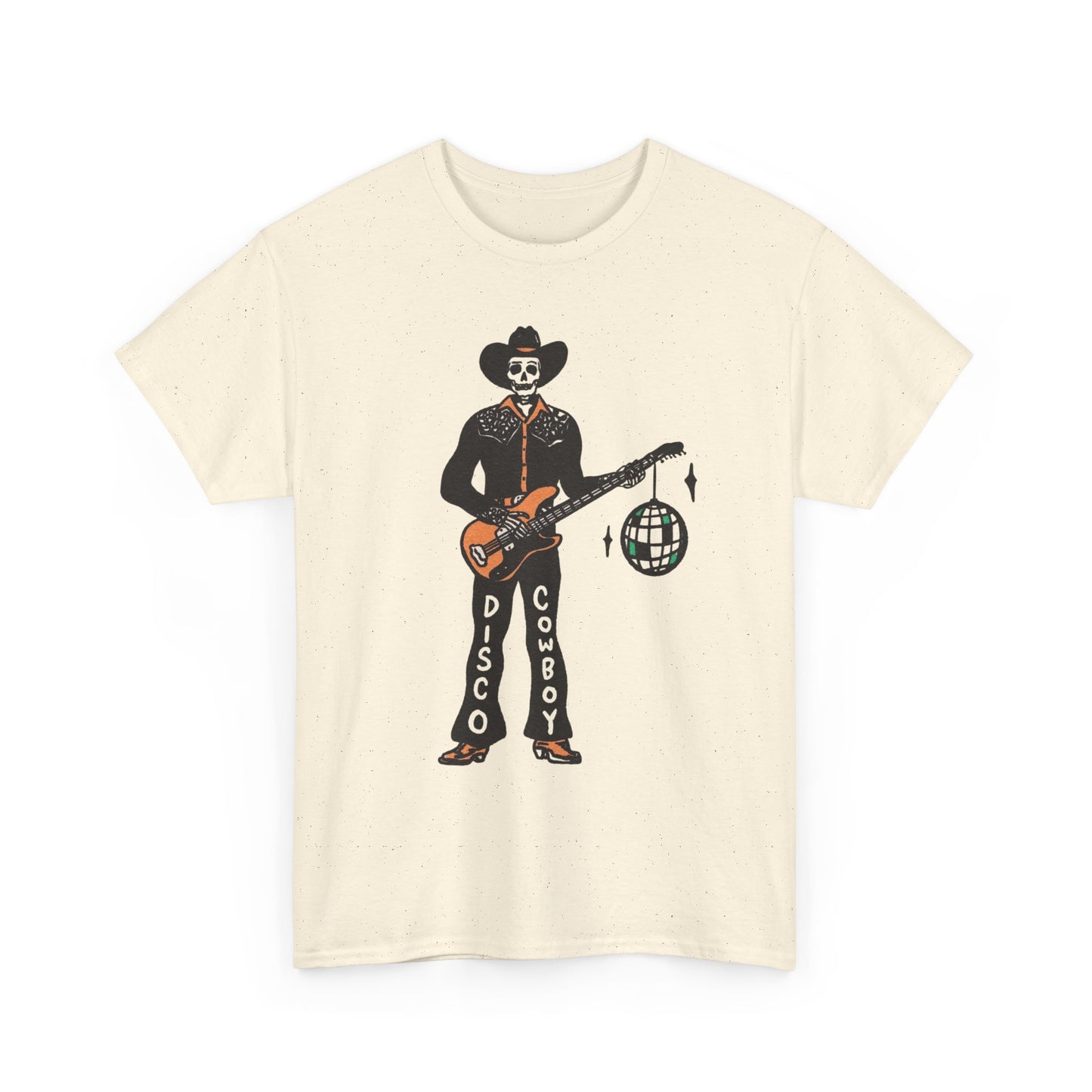 Disco Cowboy Graphic T Shirt Unisex Heavy Cotton Tee