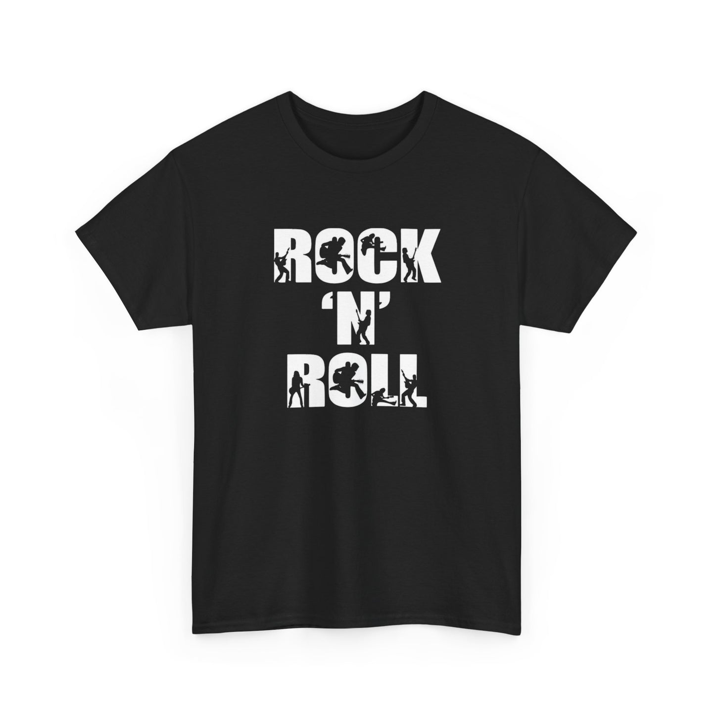Rock And Roll Graphic T-Shirt Unisex Heavy Cotton Tee NEW