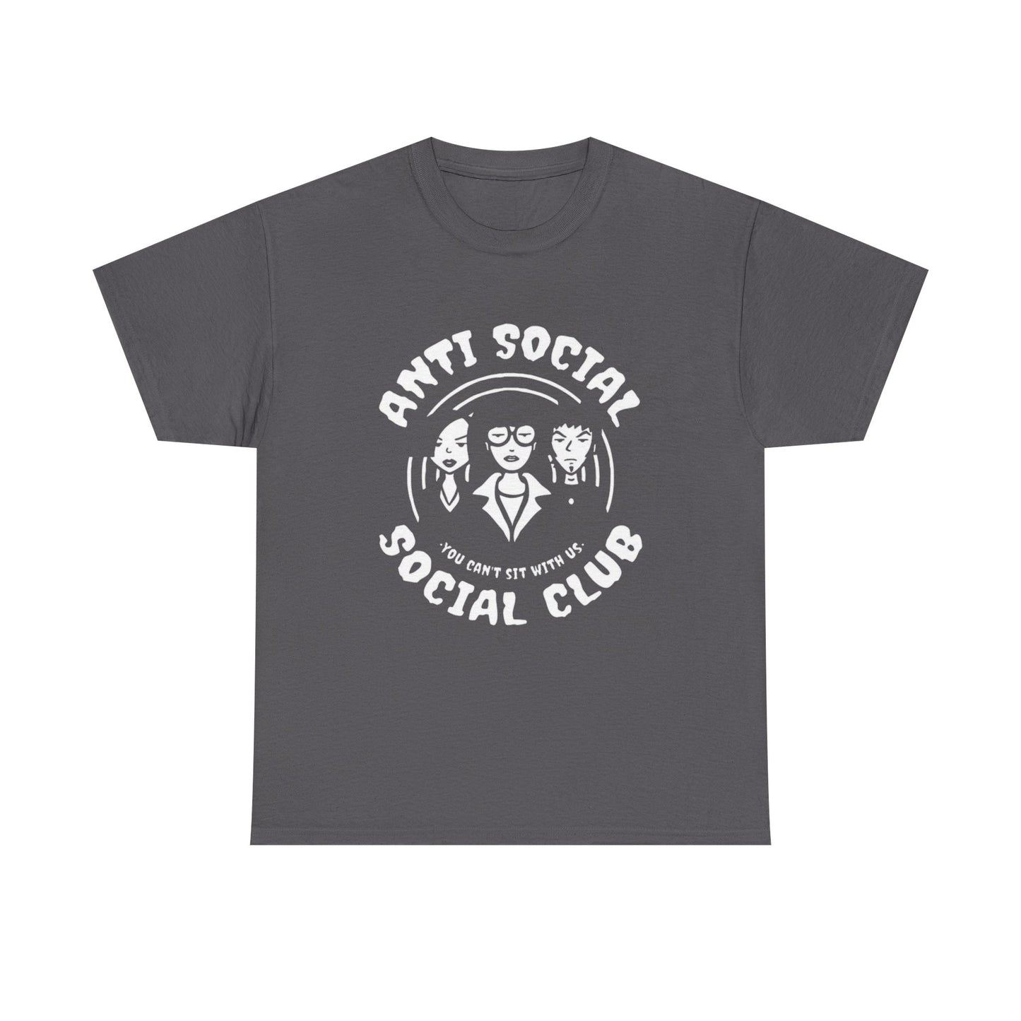 Anti Social Club Graphic T Shirt Unisex Heavy Cotton Tee
