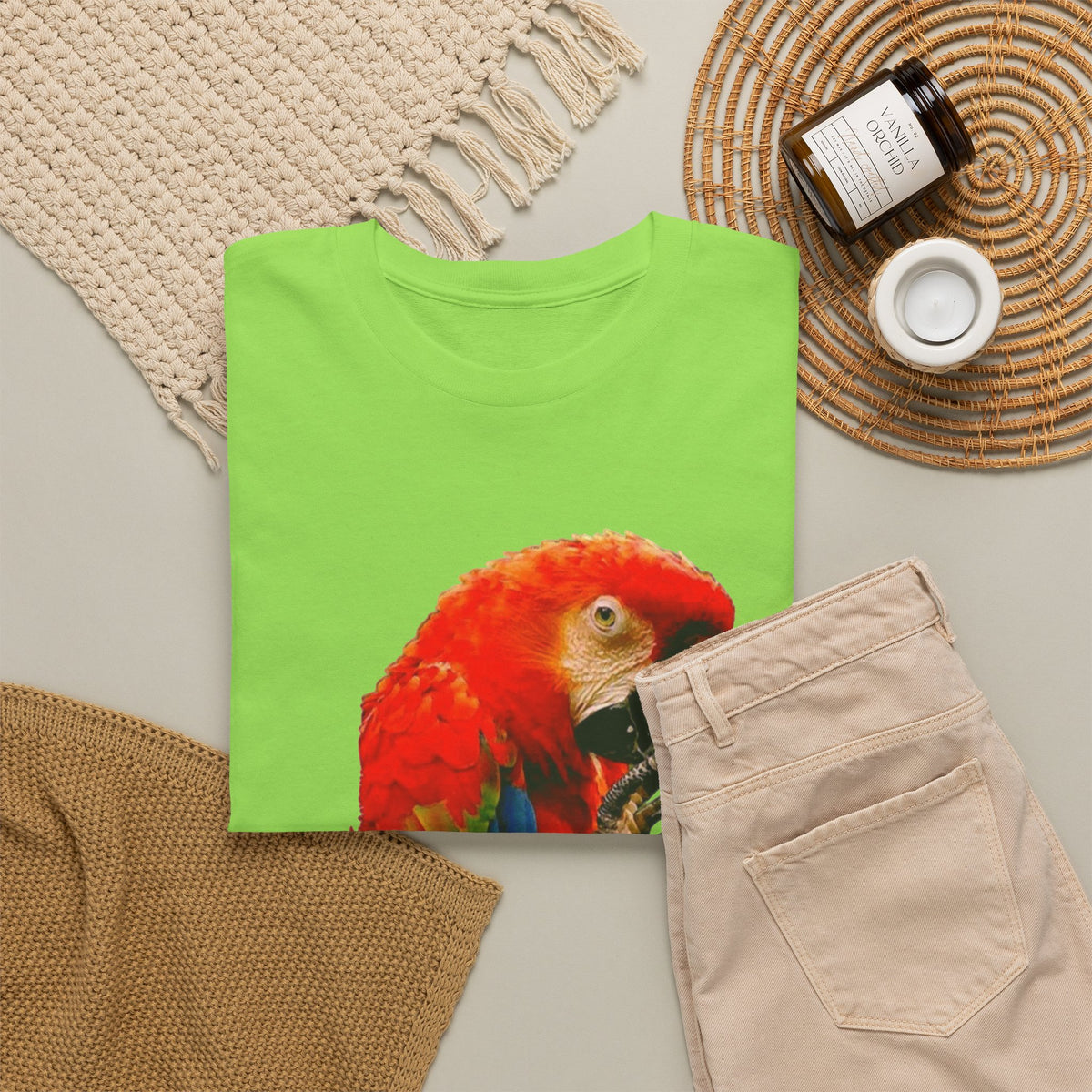 Costa Rica Birds Graphic T Shirt Men's Retro  Heavy Cotton Tee