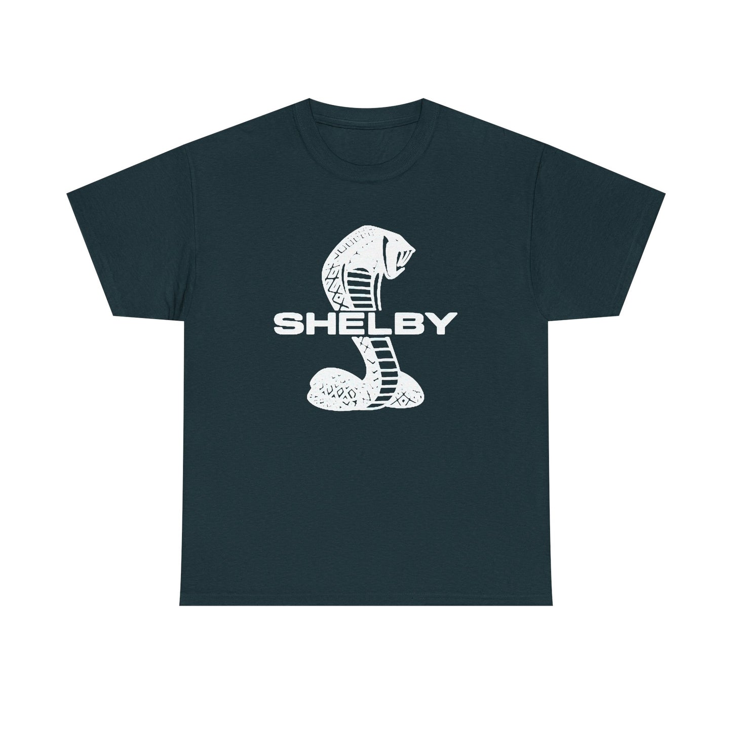 Shelby Graphic T Shirt Retro Ford Mustang Logo Vintage Unisex Heavy Cotton Tee