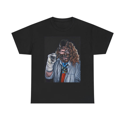 Mick Foley Graphic T Shirt Vintage Wrestling Retro Heavy Cotton Tee NEW WWE