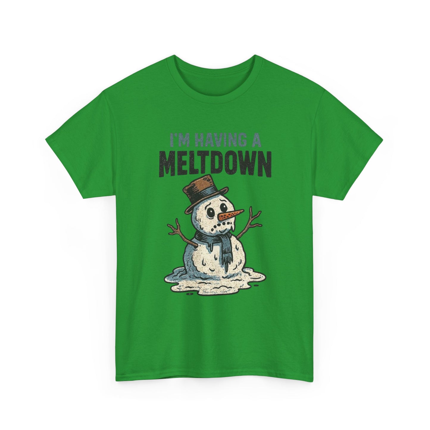 I'm Having A Meltdown Frosty Snowman Christmas Graphic T Shirt ADULT NEW