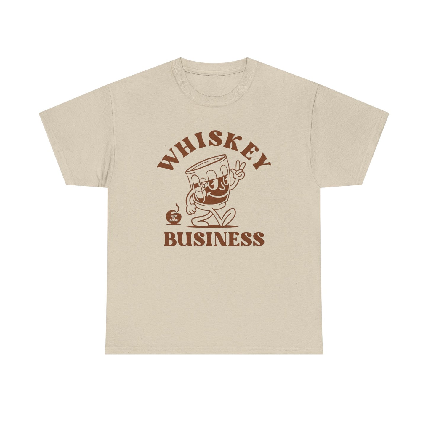 Whiskey Business T Shirt Funny Jokes Humor Unisex Heavy Cotton Tee