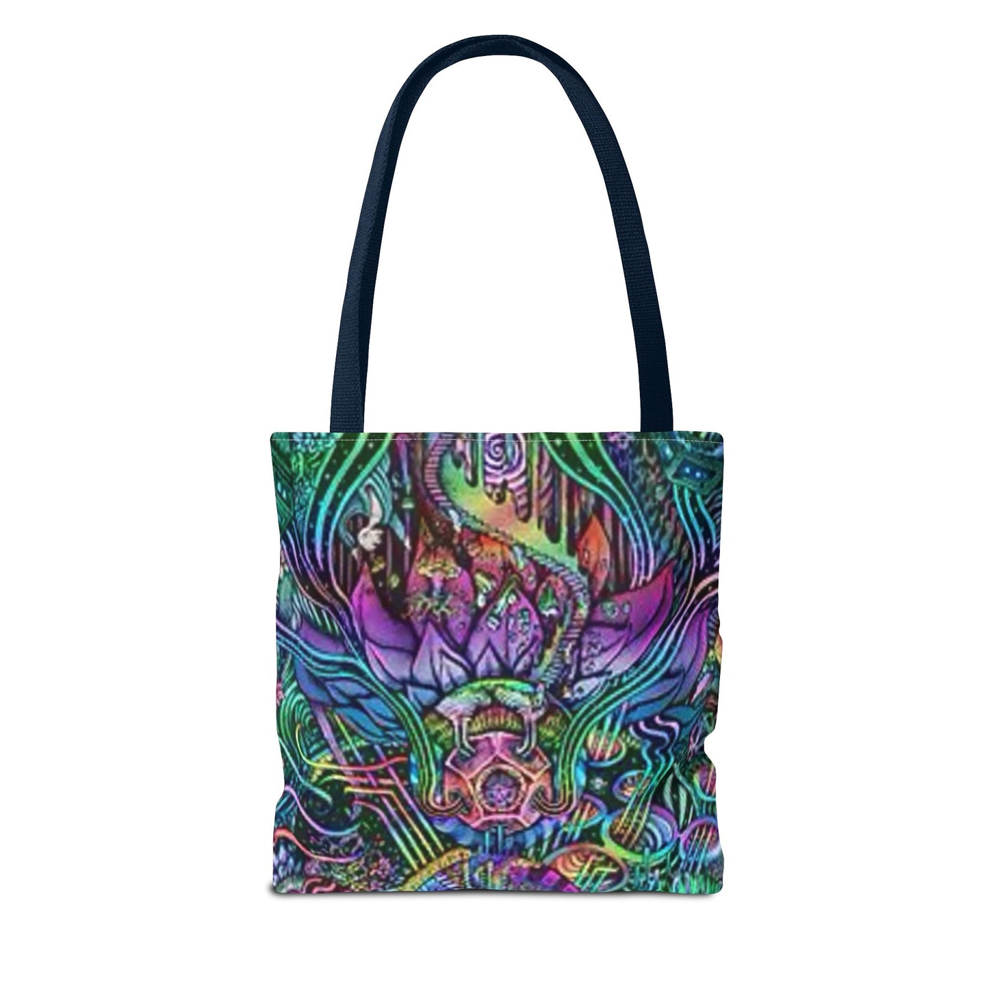 Trippy Rainbow Multi Color BRAND NEW MODERN Tote Bag (AOP)