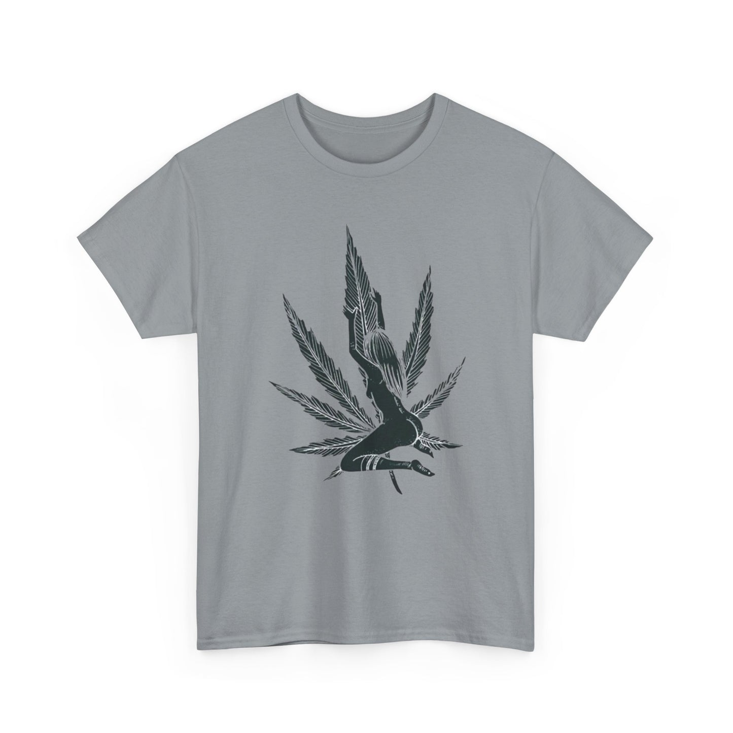 Beautiful Weed Leaf Model T Shirt S-5XL NEW Unisex Cotton Tee