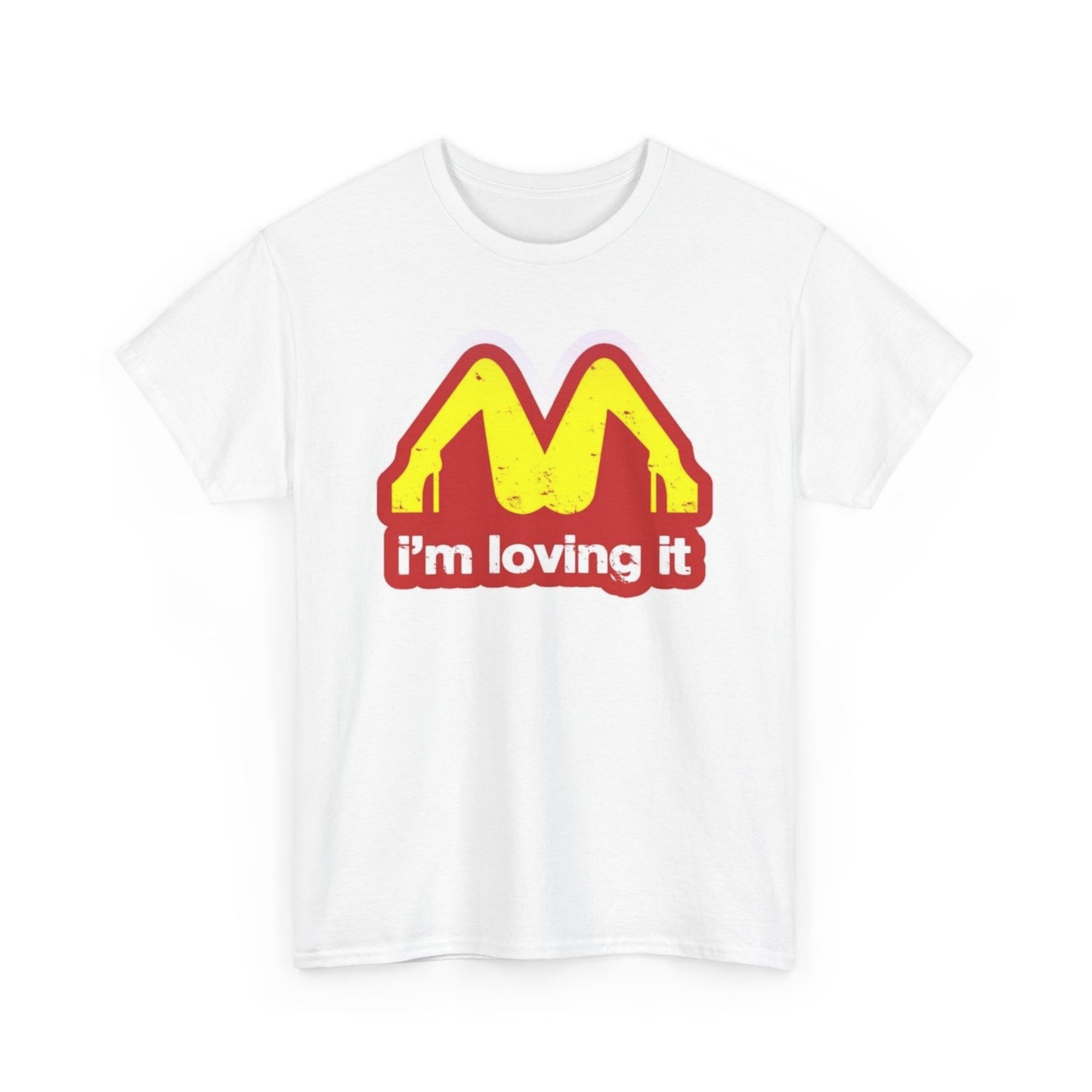 Im Loving It Funny Graphic T Shirt Unisex Heavy Cotton Tee