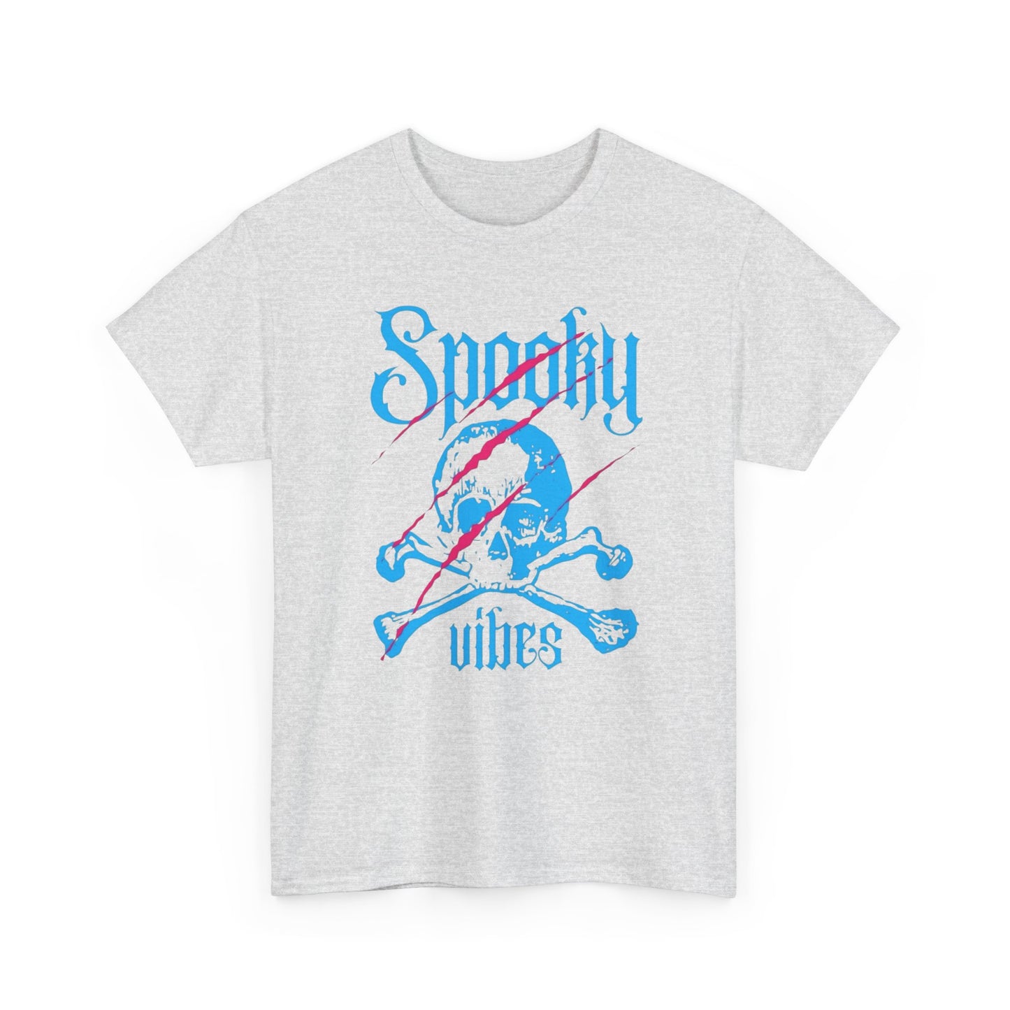 Spooky Vibes Graphic T Shirt NEW Unisex Heavy Cotton Tee