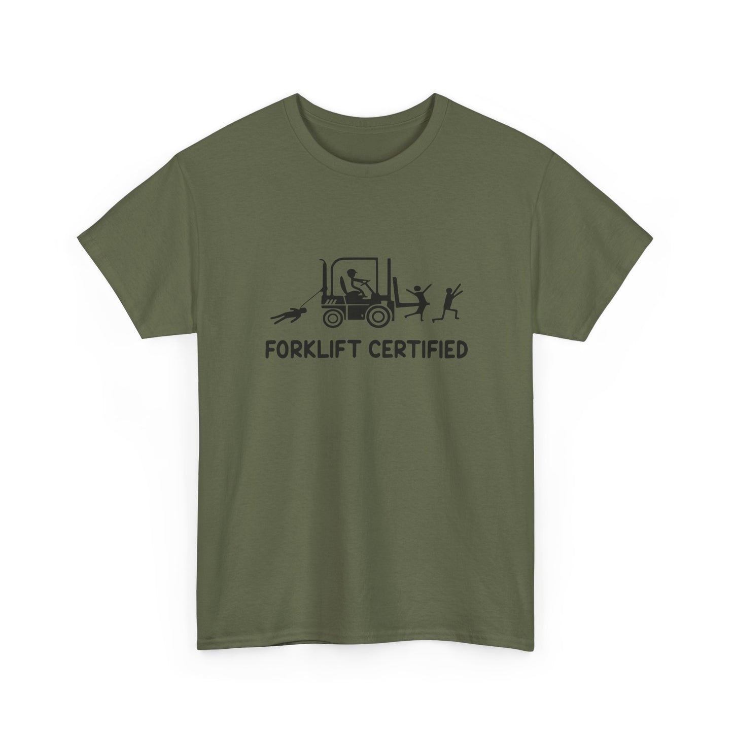 Forklift Certified Funny Graphic T Shirt NEW ADULT Tee
