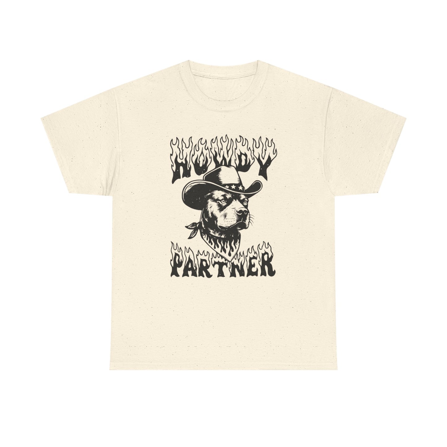 Howdy Partner Pit bull Graphic T Shirt NEW ADULT