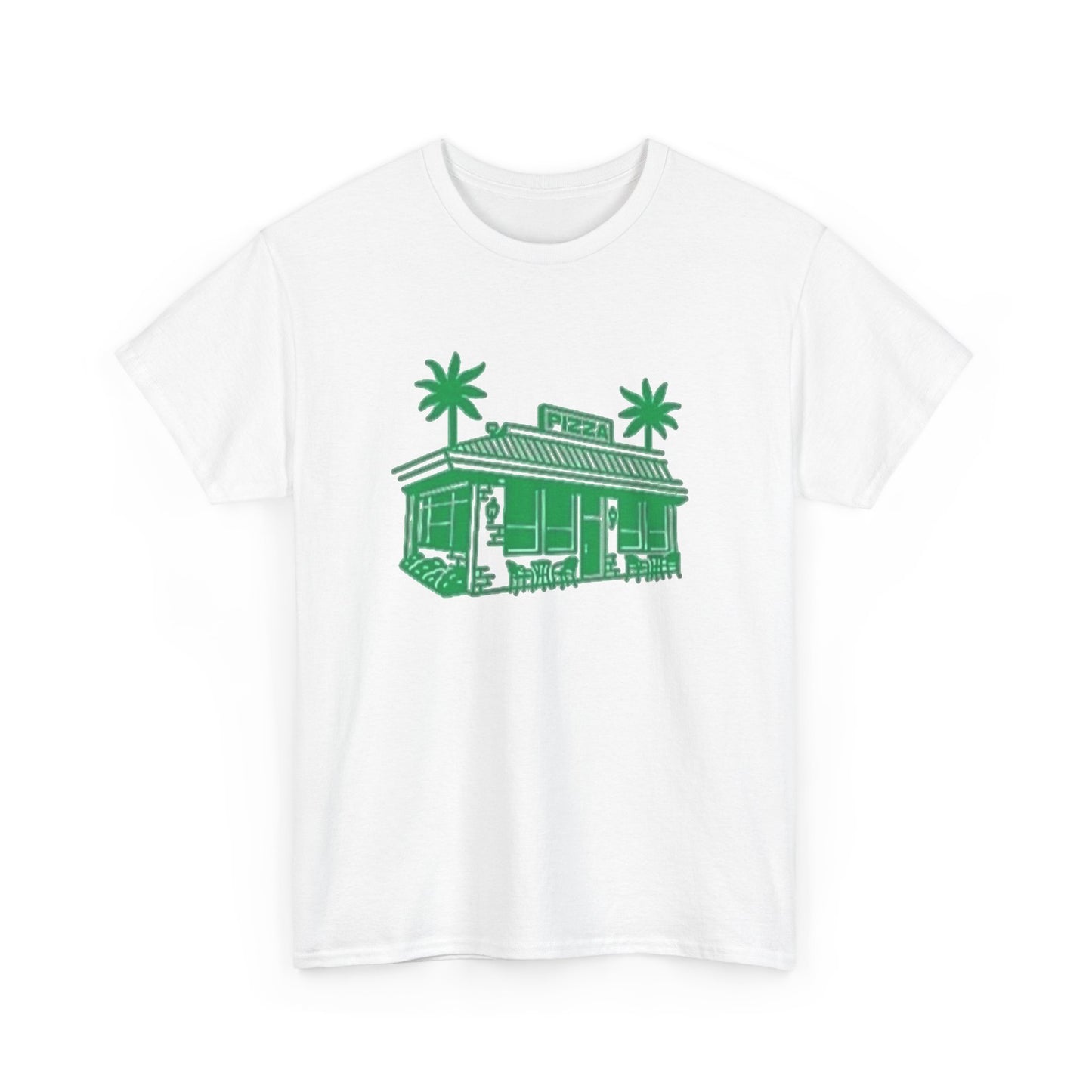 Pizza Shop Retro Graphic T Shirt NEW Vintage Unisex Heavy Cotton Tee