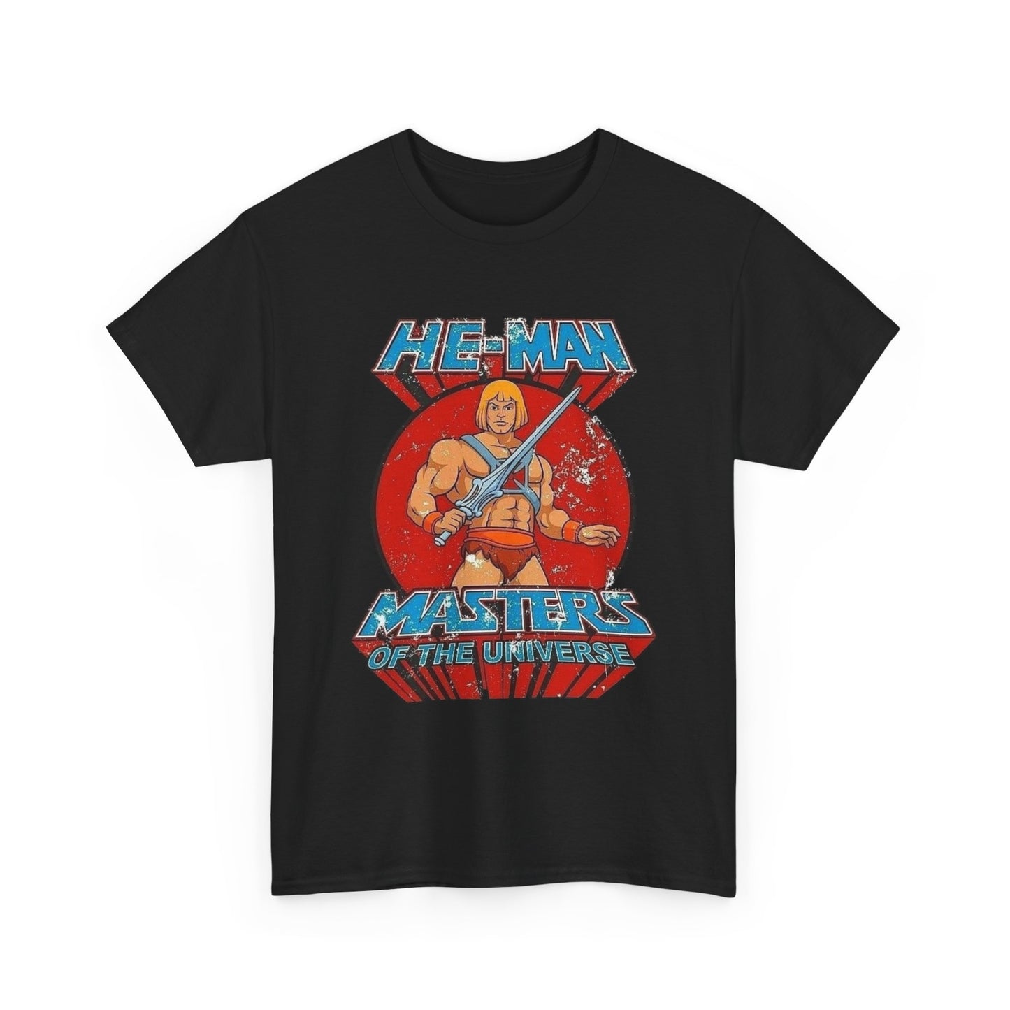 He Man Masters Of The Universe Graphic T-Shirt Unisex Heavy Cotton Tee Gift NEW