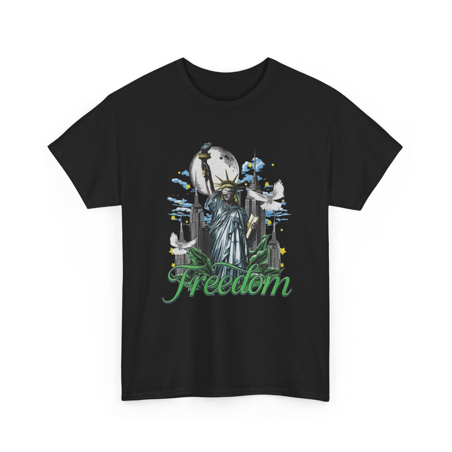 USA Freedom Graphic T Shirt Heavy Cotton Tee NEW ADULT UNISEX