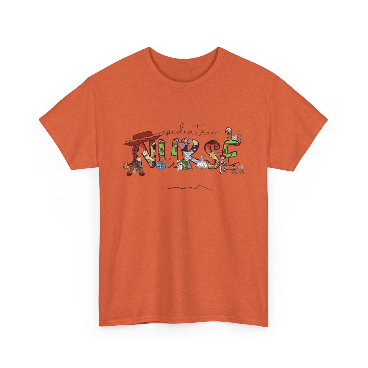 Pediatric Nurse Toy Graphic T Shirt NEW Unisex Heavy Cotton Tee