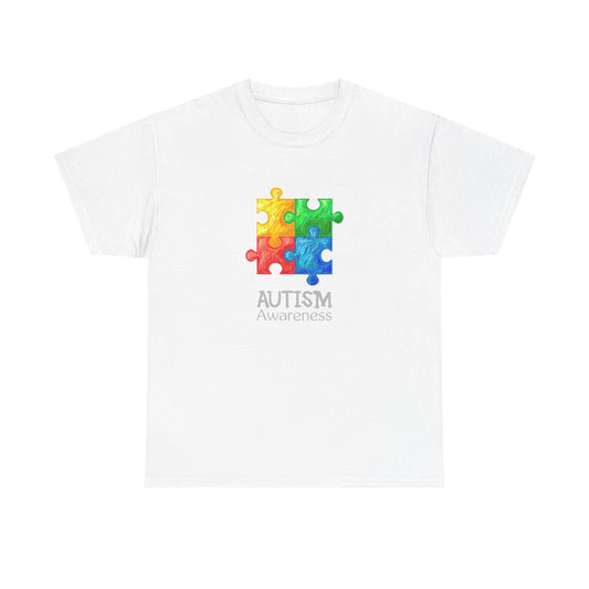Autism Tshirt awareness health care nursing mental health Unisex Heavy Cotton
