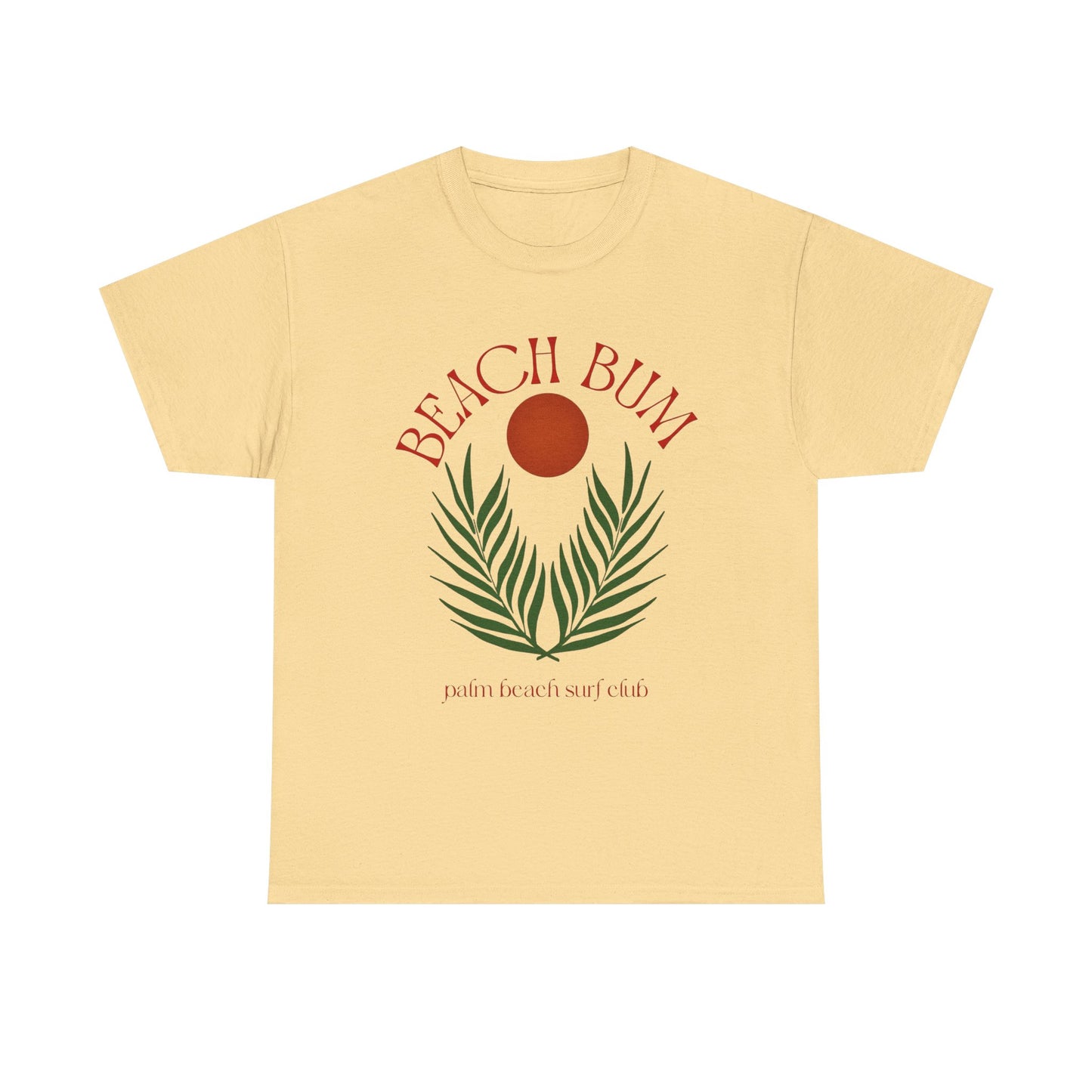 Beach Bum Graphic T Shirt NEW Adult Unisex Heavy Cotton Tee