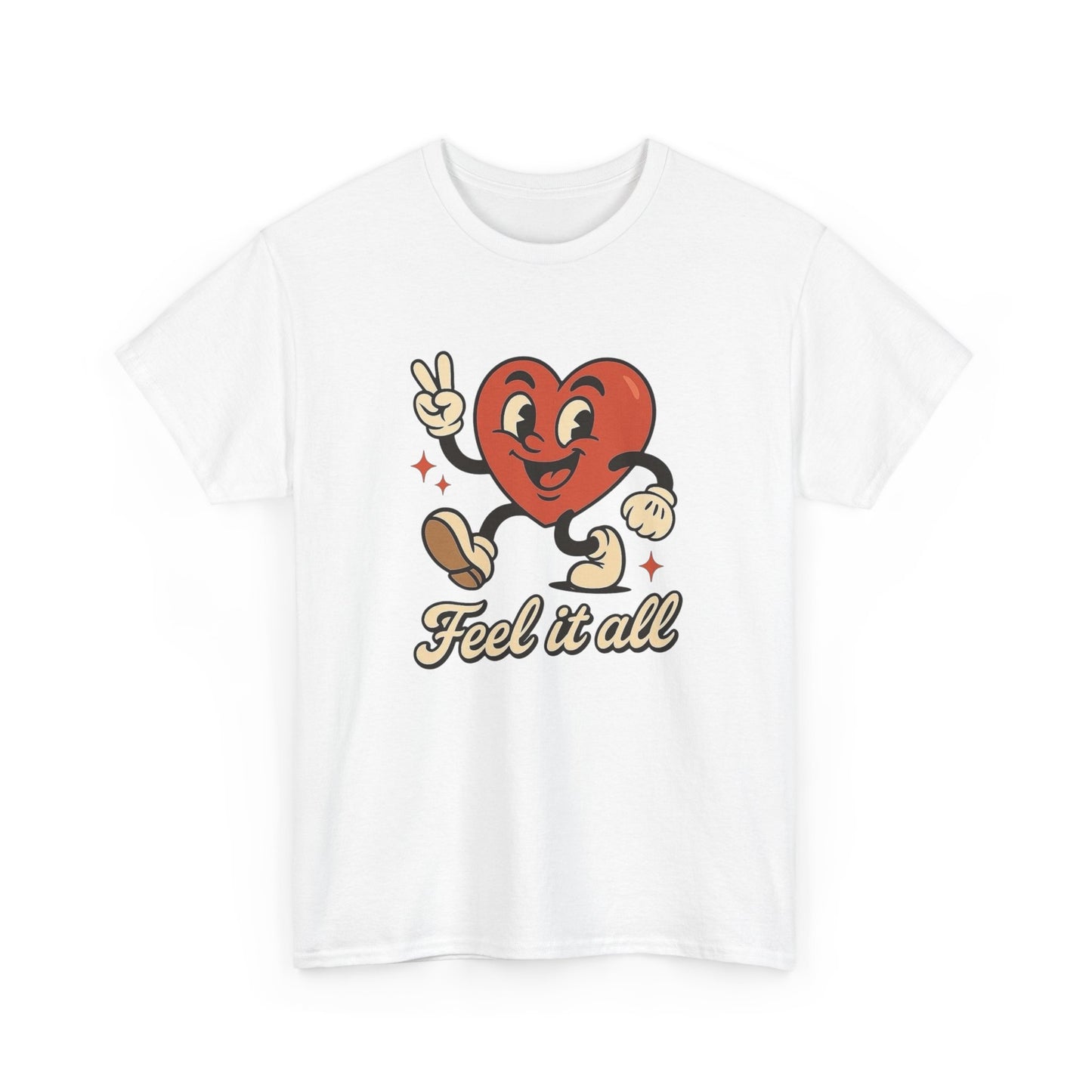 Feel It All Graphic T Shirt NEW GIFT Unisex Heavy Cotton Tee