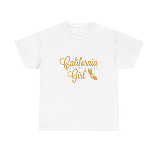 California Girl Retro Graphic T Shirt Unisex Heavy Cotton Tee