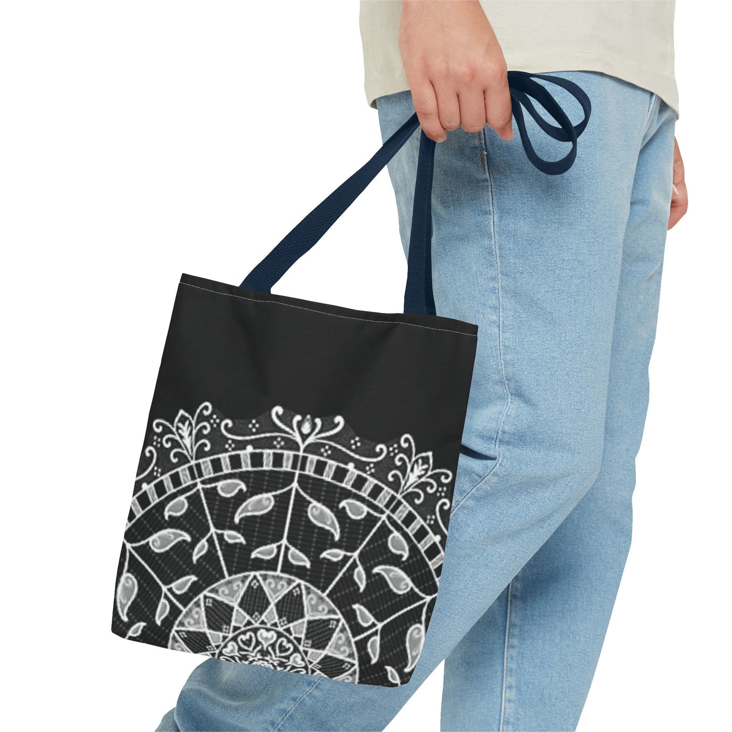Black And White Multi Color BRAND NEW MODERN Tote Bag (AOP)
