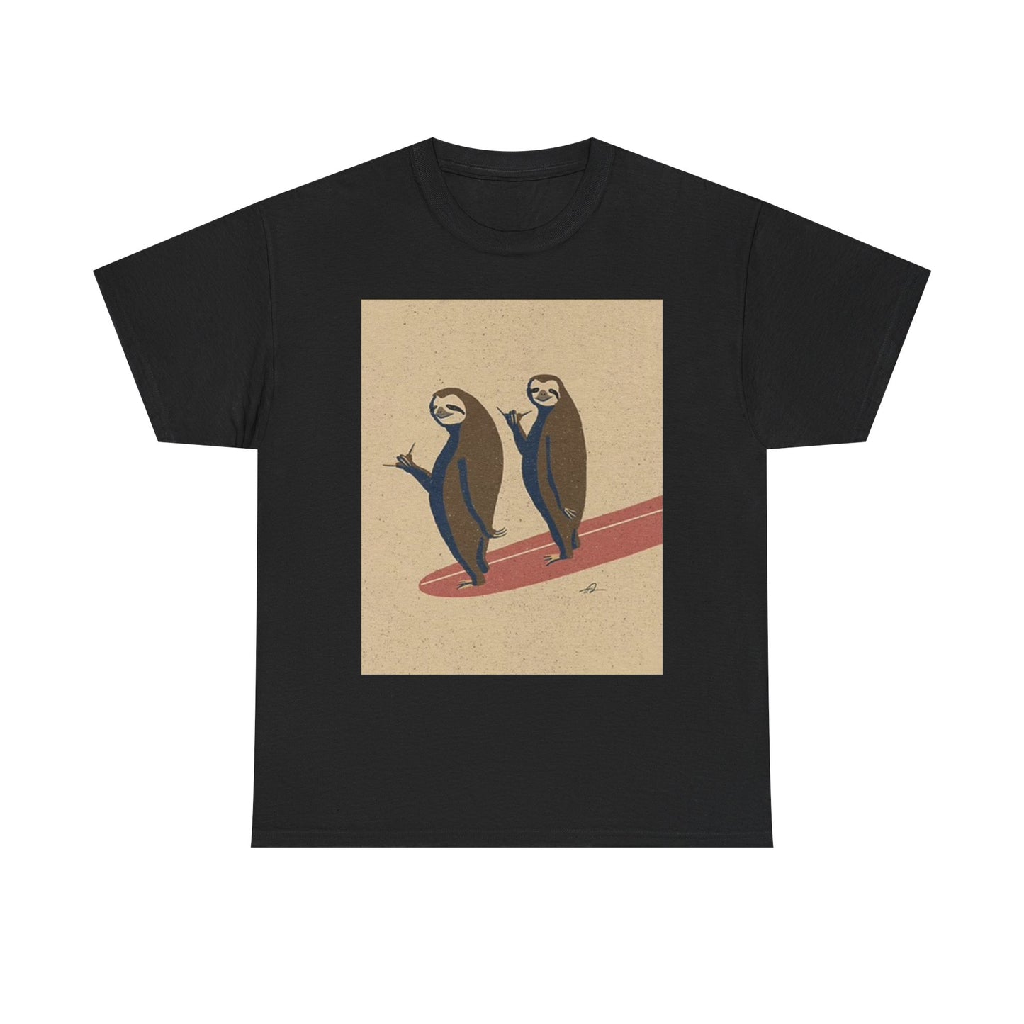 Surfing Graphic T Shirt Funny Multi Color Beach Unisex Heavy Cotton Tee