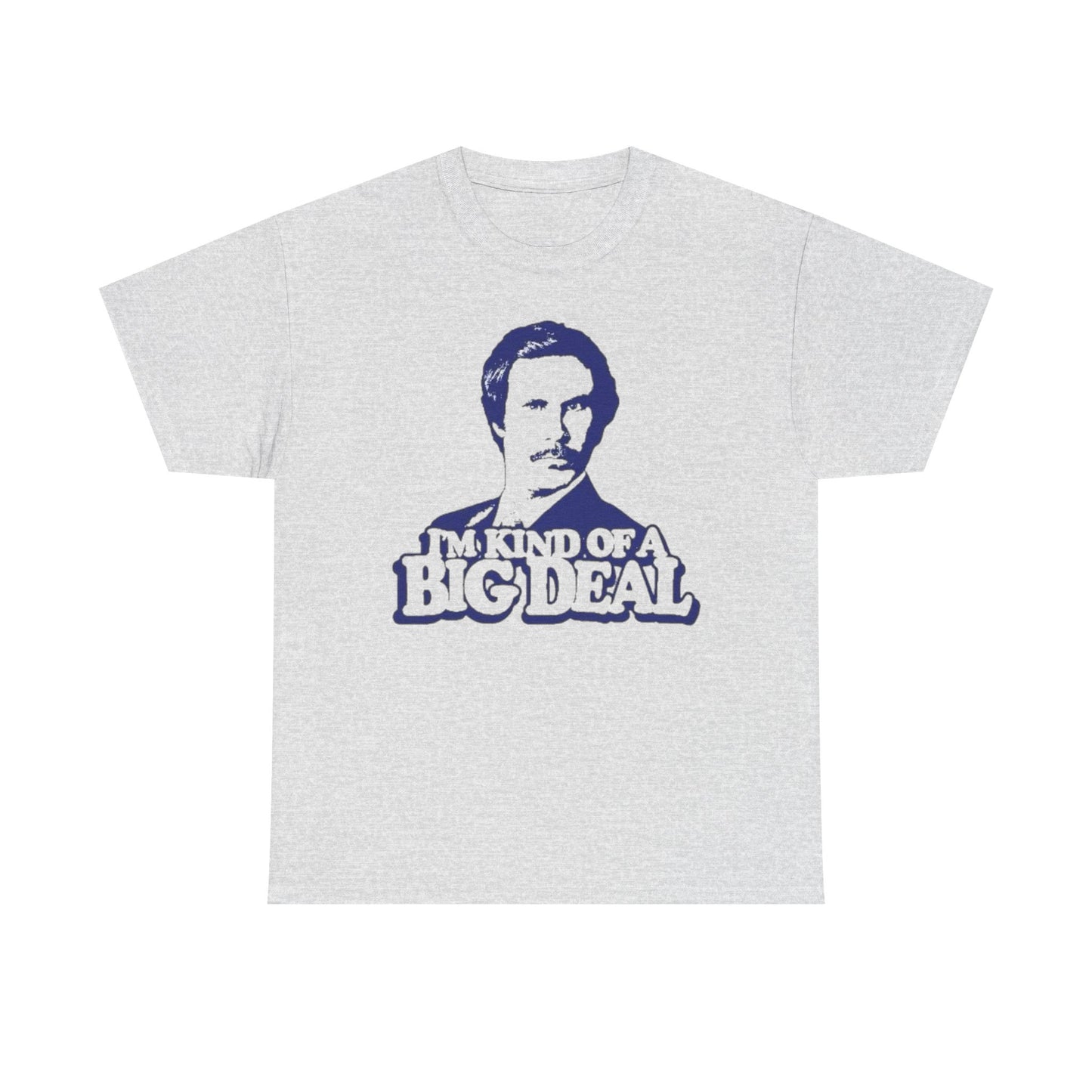 Ron Burgundy Funny Comedy Anchorman Graphic T Shirt Unisex Heavy Cotton Tee
