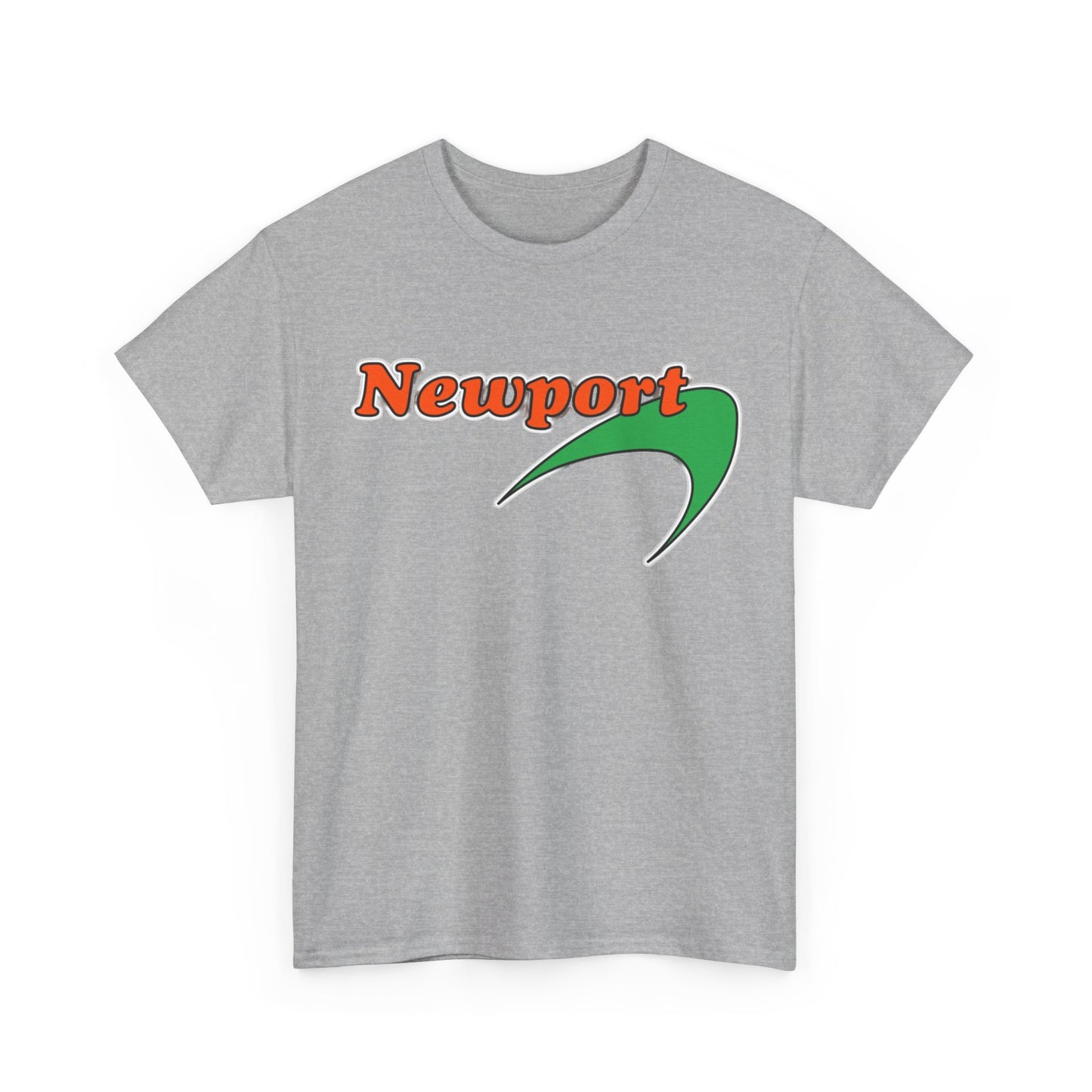 Newport Tshirt Vintage logo Menthol Cigarette 90s retro Unisex Heavy Cotton Tee