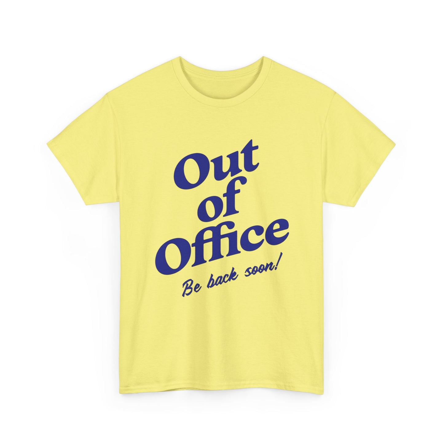 Out Of Office Vacation Graphic T Shirt NEW ADULT Unisex Heavy Cotton Tee