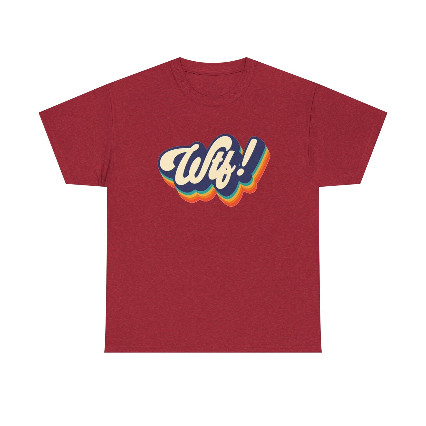 WTF Funny Graphic T Shirt BRAND NEW Apparel Unisex Heavy Cotton Tee