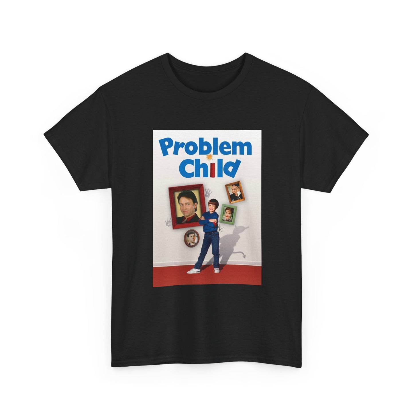 Problem Child T shirt Retro Comedy Movie Poster Vintage Unisex Heavy Cotton Tee