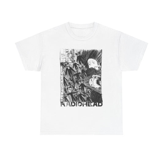 Radiohead Graphic T Shirt Vintage Unisex Heavy Cotton Tee