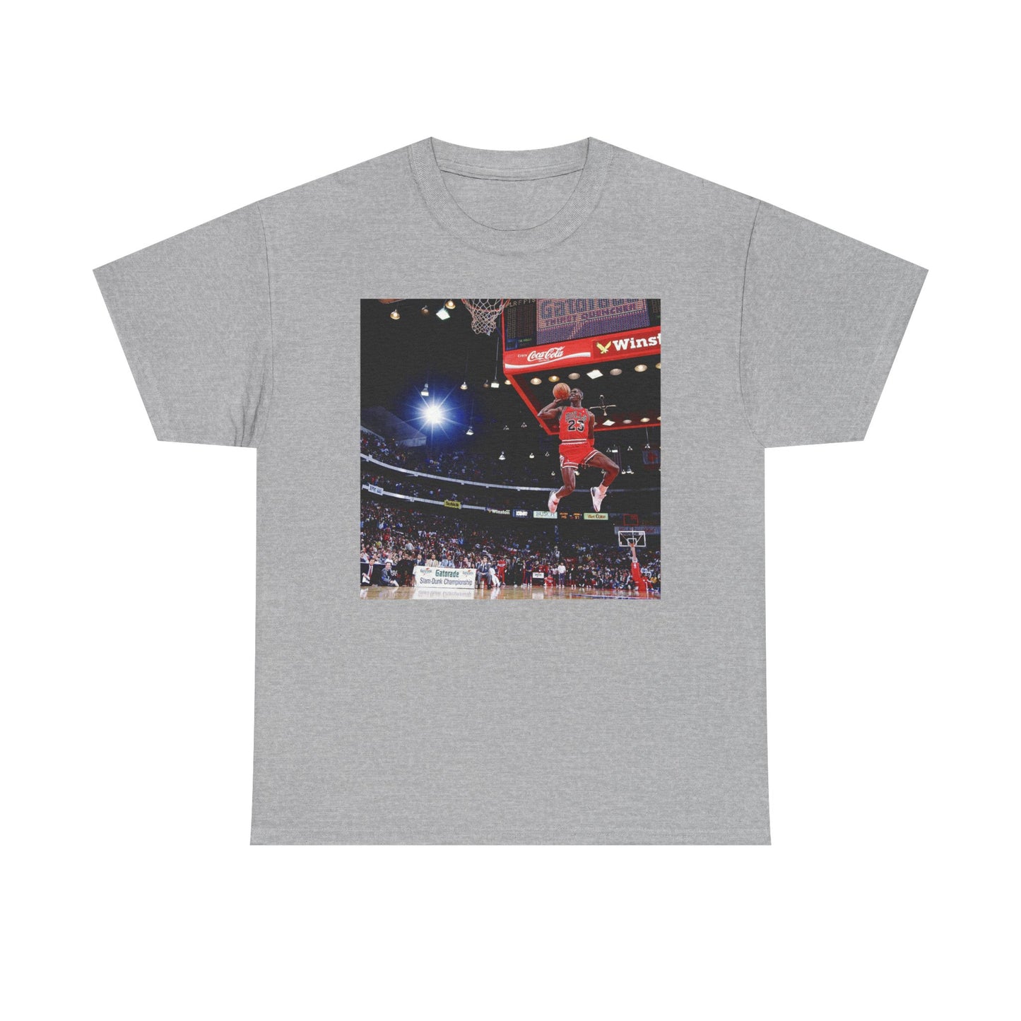 Michael Jordan Graphic T Shirt Retro Dunk Contest Unisex Heavy Cotton Tee