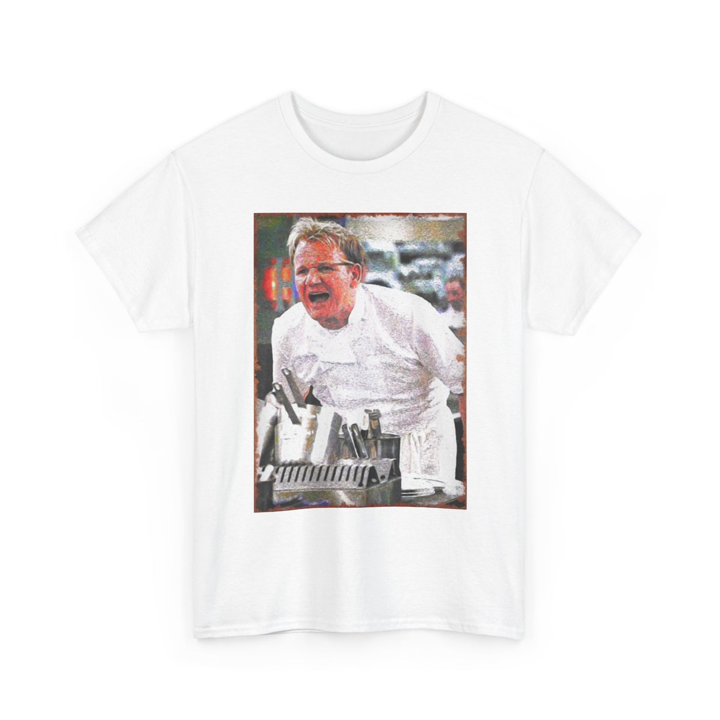 Gordon Ramsey Graphic T Shirt Chef Unisex Heavy Cotton Tee