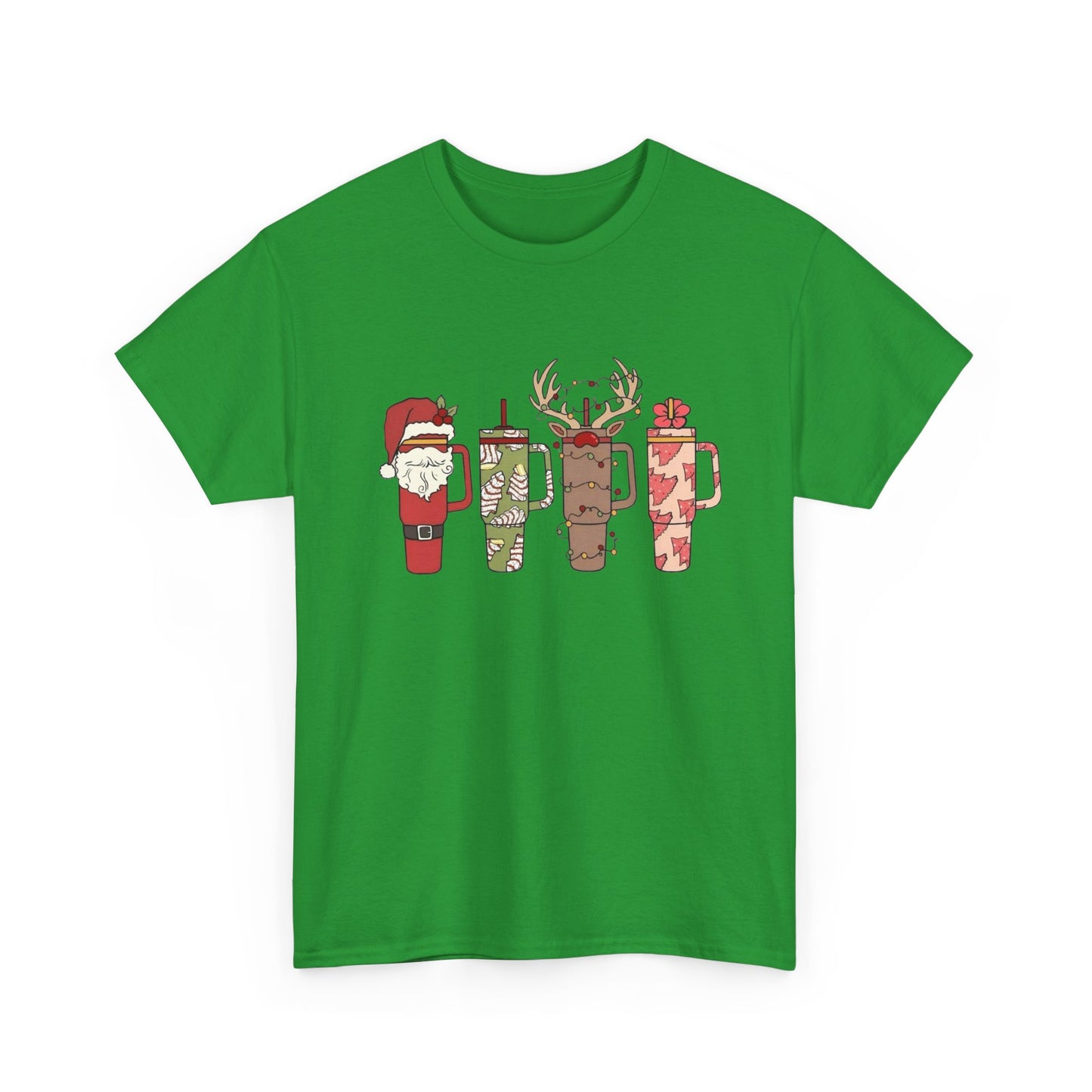 Christmas Stanly Cups Womens Funny Graphic T Shirt NEW ADULT