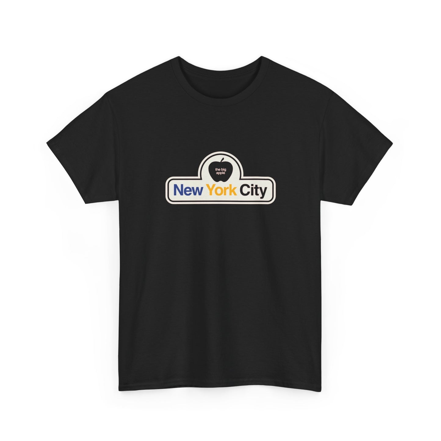 New York City The Big Apple Graphic T Shirt Heavy Cotton Tee