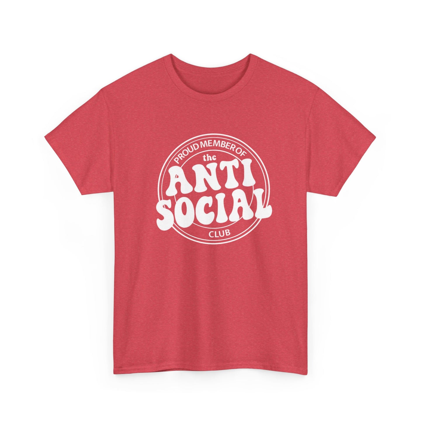 Anti Social Club Graphic T Shirt Unisex Heavy Cotton Tee