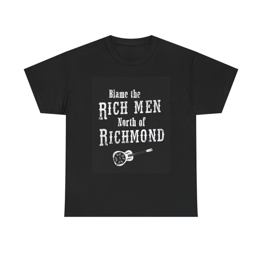 Oliver Anthony Music Tshirt country Rebel Rich Men USA Unisex Heavy Cotton Tee